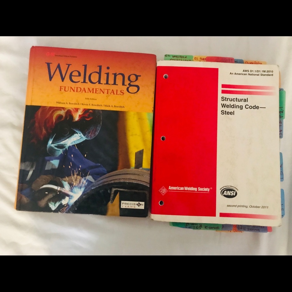 WELDING BOOKS! D1.1 code & Welding fundamental